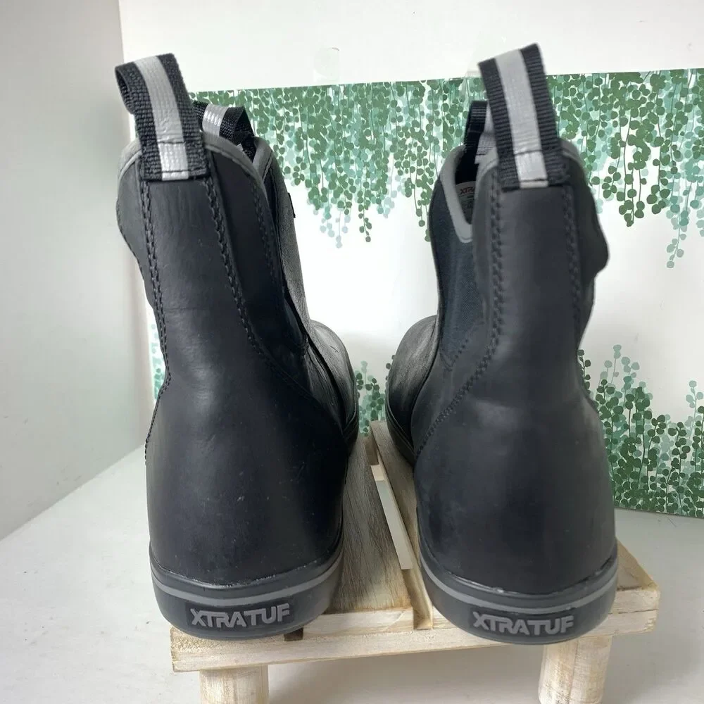Extratuf Black Leather Waterproof Ankle Boot XAL-000 Men’s Size 10 EUC